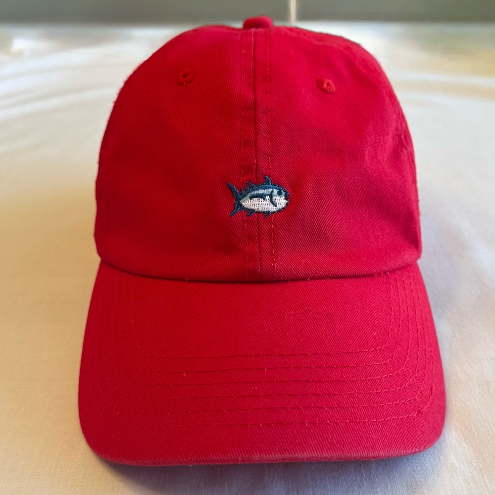Southern Tide Red Skipjack Hat Adjustable